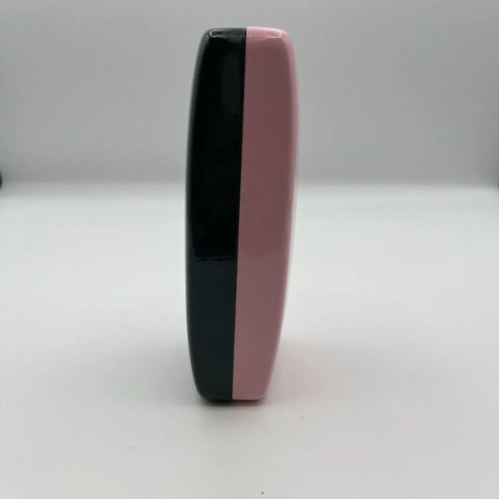 KATE SPADE NEW YORK PINK / GREEN CLAMSHELL SUNGLASSES CASE W/ CLEANING CLOTH‎